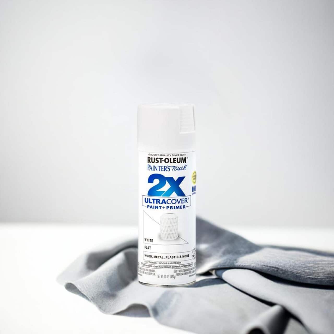 Rust-Oleum® Painter's Touch® 2X Ultra Cover® Flat White Spray Paint & Primer